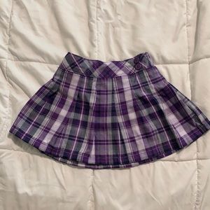 Purple skater skirt